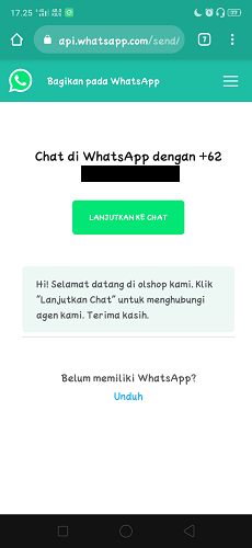 Cara Membuat Link Chat WhatsApp dengan Welcome Massage