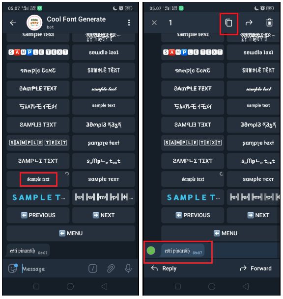 Cara Menampilkan Font Unik pada Nama Profil Telegram