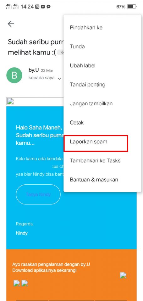 Cara Blokir Email dan Laporkan Email Spam di Gmail