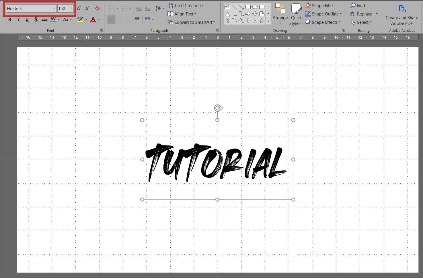 Cara Memotong Obyek Gambar ke Dalam Text di Power Point