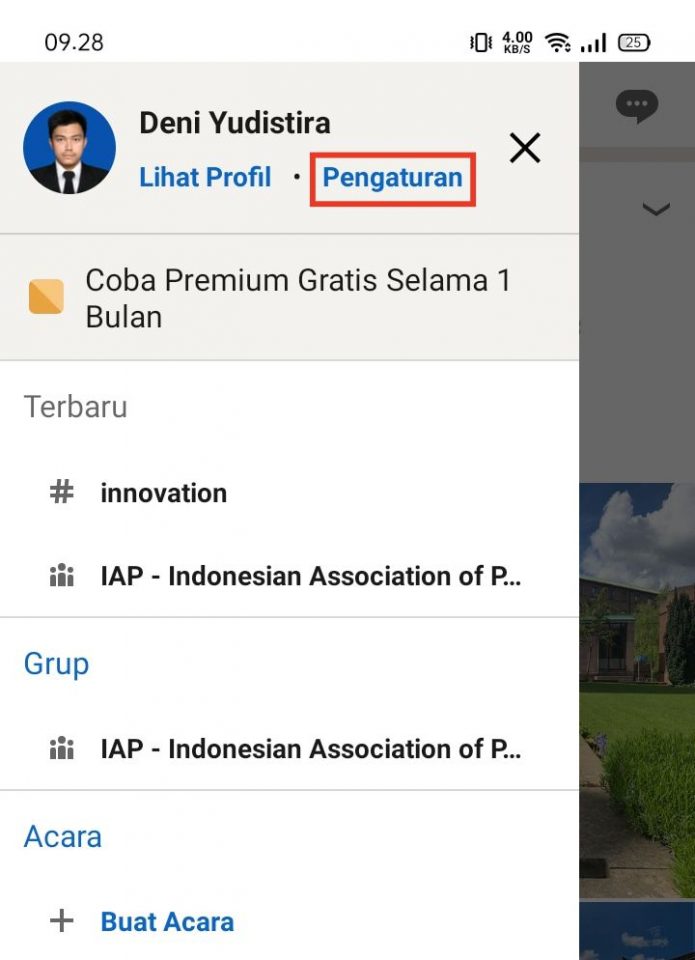 Cara Mengaktifkan Fitur Kunci Aplikasi di Linkedin Mobile