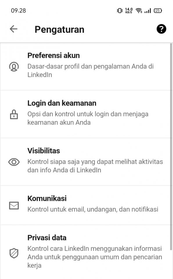 Cara Mengaktifkan Fitur Kunci Aplikasi di Linkedin Mobile