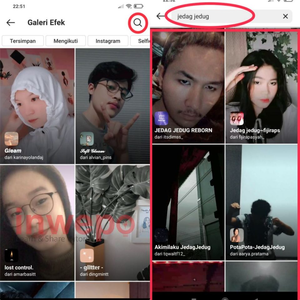 Cara Menggunakan Efek Jedag Jedug di Instagram Story