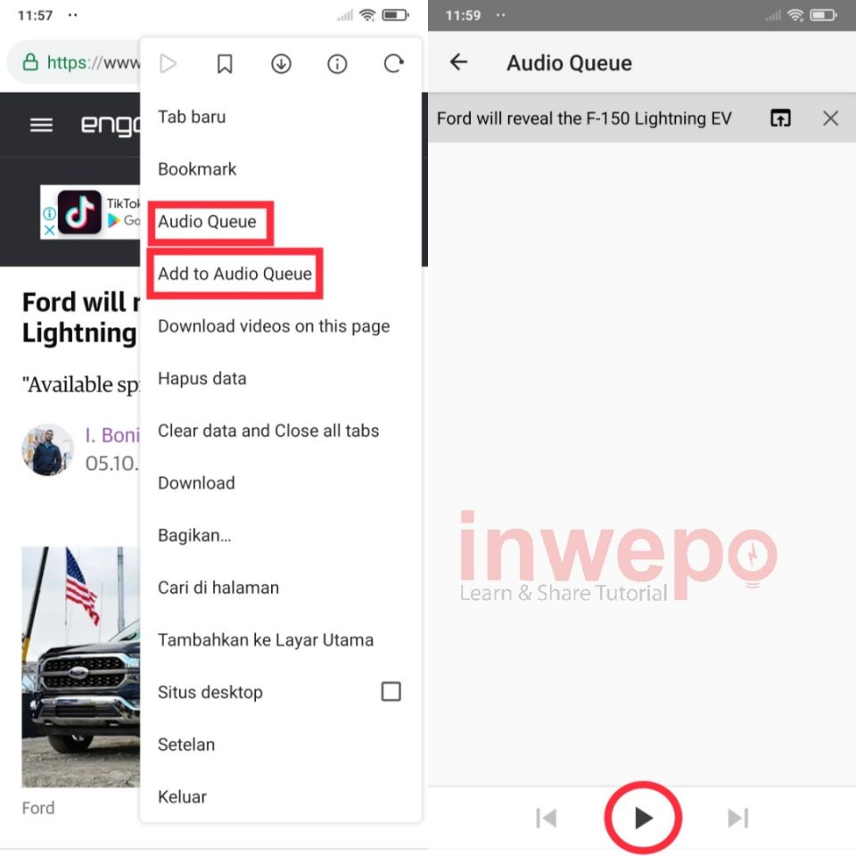 Cara Ubah Artikel Web Menjadi File Audio