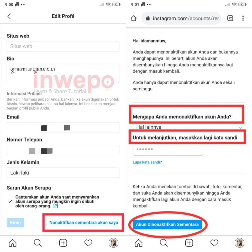 Cara Menonaktifkan Sementara Akun Instagram Lewat Smartphone