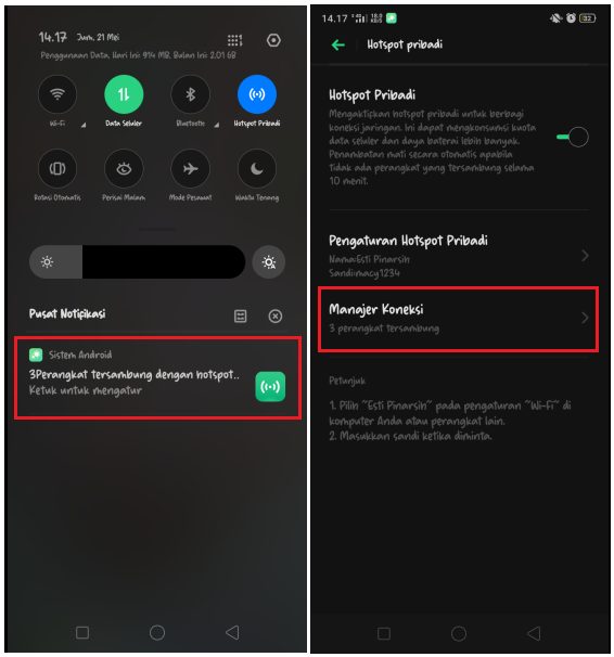 Cara Memutuskan Perangkat yang Terhubung di Hotspot Android