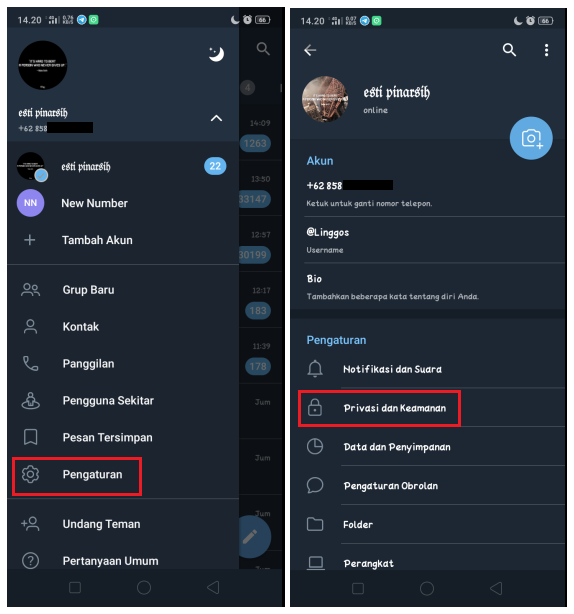 Cara Mudah Hapus Otomatis Akun Telegram