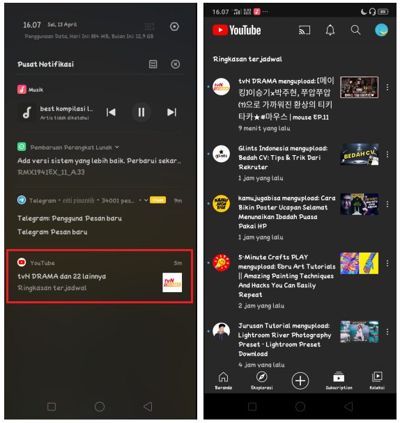 Cara Mengaktifkan Notifikasi Terjadwal di YouTube