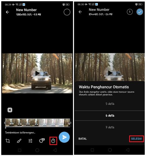 Cara Mengirim Video Rahasia di Chat Telegram