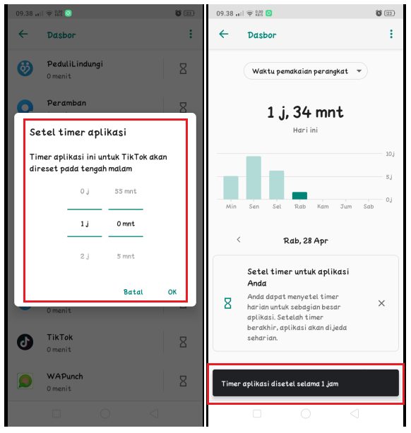 Cara Mengatur Timer Pengingat Aplikasi di HP Realme