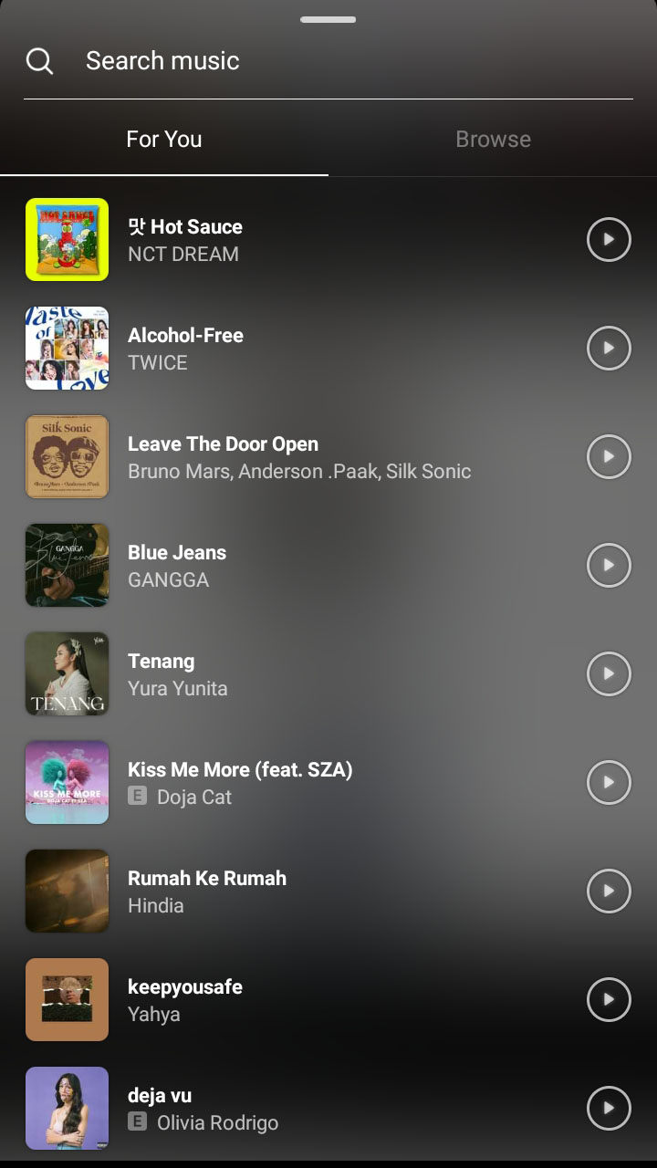 Cara Membuat Instagram Story Musik