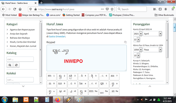 Cara Mudah Menulis Aksara Jawa Tanpa Aplikasi Tambahan