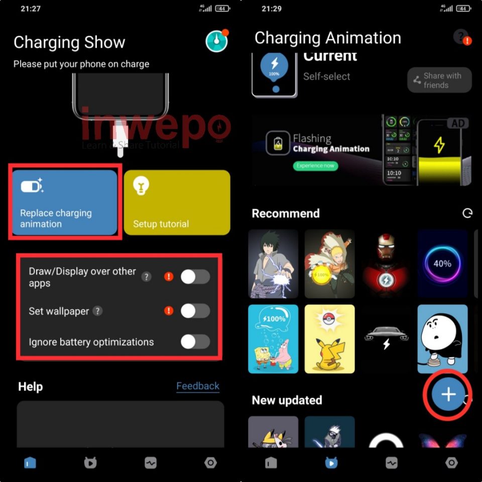 Cara Ubah Charge Animation jadi Speedometer