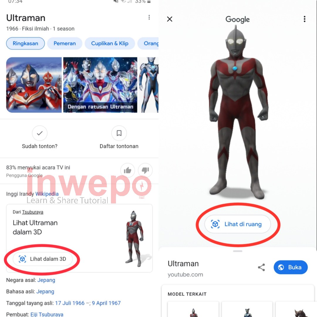 Cara Munculkan Ultraman di Depan Rumah