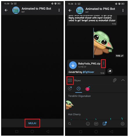 Cara Membuat Stiker Telegram Menjadi Foto dan Animasi GIF