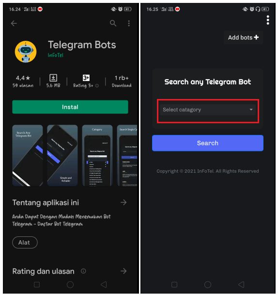 Cara Mudah Menemukan Bot Telegram