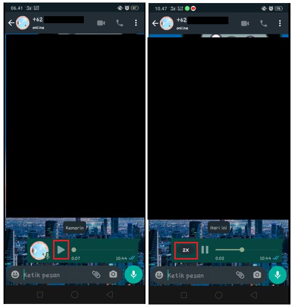 Cara Mengatur Kecepatan Suara Voice Note di WhatsApp