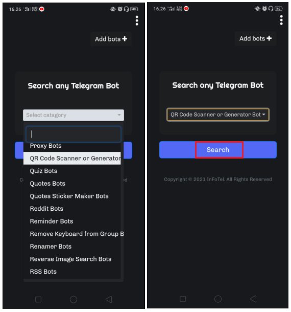Cara Mudah Menemukan Bot Telegram