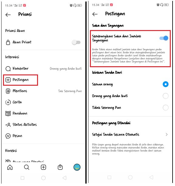 Cara Menyembunyikan Jumlah Like di Postingan Instagram