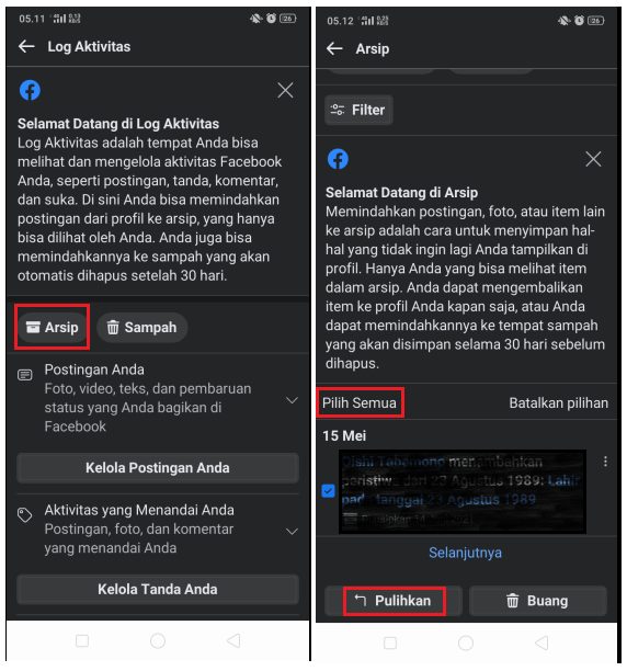 Cara Menyembunyikan Semua Postingan Sekaligus di Facebook Lite