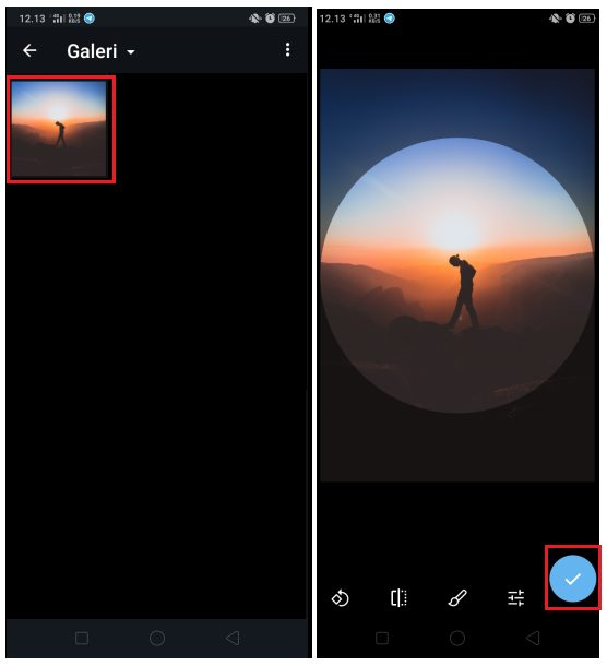 Cara Mengubah Foto Profile Obrolan Suara Telegram