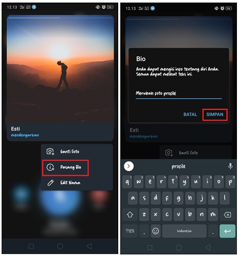 Cara Mengubah Foto Profile Obrolan Suara Telegram