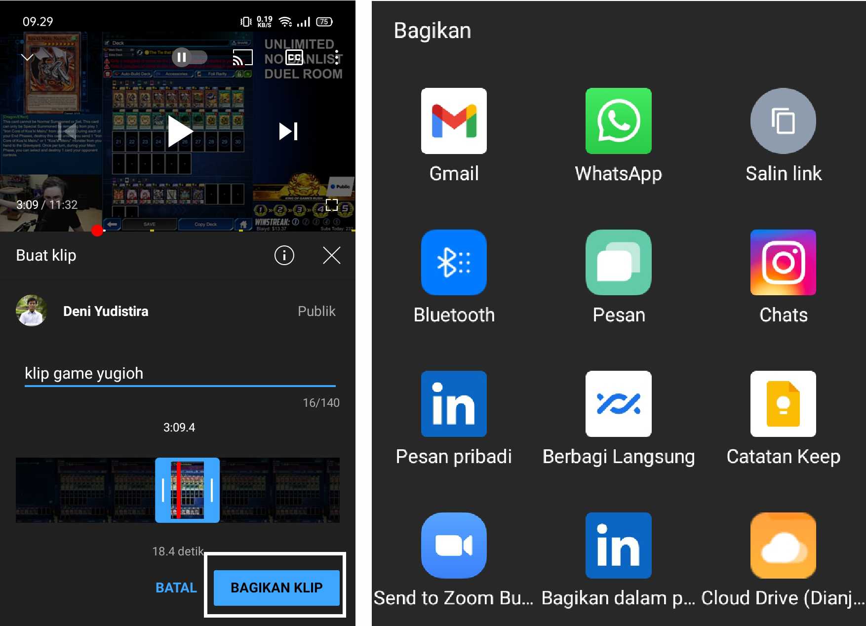 Cara Menggunakan Fitur Klip di Aplikasi Youtube
