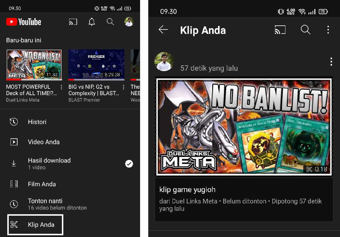 Cara Menggunakan Fitur Klip di Aplikasi Youtube
