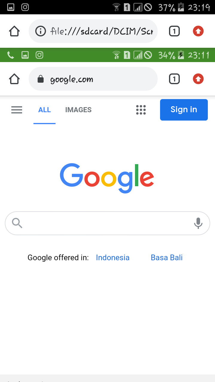 Keamanan adalah hal yang mutlak yang wajib dimiliki oleh setiap orang. Tidak terkecuali dengan hal-hal yang berbau teknologi, seperti smartphone. Banyaknya data-data pribadi di dalamnya, menjadikan smartphone sebagai barang privasi yang wajib dijaga. Data-data pribadi tersebut dapat berbentuk aplikasi, catatan, data chattingan, termasuk foto dan video di gallery. Terkhusus yang terakhir, kita bisa menjaganya dengan menggunakan fitur kunci gallery. Untuk generasi smartphone, kita dapat mensetting kunci pada gallery tanpa harus menginstall aplikasi ketiga. Fitur ini sangat membantu kita untuk menjaga privasi yang ada di dalam gallery tersebut. Biasanya, fitur-fitur dilengkapi dengan mode PIN (Personal Identification Number), Pattern, Face and Finger screen untuk menguncinya. Tapi taukah kamu ?, setiap fitur keamanan pasti memiliki kelemahan tersendiri. Terlebih jika pengguna smartphone tersebut tidak mengunci layarnya, dan hanya mengunci gallery, maka akan timbul celah yang bisa dimanfaatkan. Lalu bagaimana cara kita untuk dapat melihat foto maupun video yang berada di gallery yang terkunci ?. Kita dapat melihatnya dengan mudah melalui bantuan browser dengan perintah file:///.  Celah ini dapat kita manfaatkan untuk menuntaskan rasa "kepo" terhadap isi dari gallery orang lain, ataupun pasangan yang kita curigai selingkuh atau tidak. File:/// Perintah di atas, adalah perintah yang sebenarnya akrab digunakan oleh web progammer untuk melihat susunan hierarki folder pemrograman mereka. Dengan melihat susunan tersebut, akan memudahkan web programmer dalam memberikan link href menuju ataupun dari file tertentu dalam sebuah folder. Contoh pada gambar di bawah ini ; Sebagai informasi tambahan, teks E:Kuliah....., yang terdapat di address bar Google Chrome, merupakan alamat folder admin. Alamat ini sendiri dapat kita lihat pada fitur Windows Explorer. Jadi dapat penulis katakan, bahwa perintah File:///di browser Google Chrome tersambung dengan data-data yang ada di komputer, sesuai dengan alamat yang dituju. Tidak hanya komputer, file-file yang berada di gallery smartphone juga bisa dilihat dengan cara ini, meskipun gallery tersebut terkunci. Tutorial Ini adalah gallery smartphone yang terkunci. Penulis sendiri menggunakan aplikasi ketiga untuk Samsung J5 2016 pribadi. Kamu bisa berpura-pura untuk meminjam smartphone target kamu. Jika target kamu tidak mengunci layar smartphone dan aplikasi browser, maka kamu bisa lanjutkan tutorial ini. Karena gallery smartphone ini terkunci, dan kita bertindak seolah-olah sebagai orang yang ingin membuka gallerynya, maka kita bisa gunakan bantuan browser. Di sini penulis menggunakan browser Google Chrome.  Tepat pada kolom address bar , ketikkan perintah file:///sdcard. Perintah ini akan mengakses lokasi penyimpanan Android.  Chrome akan menampilkan index dari data data yang berada di folder penyimpanan sdcard.  Di sini penulis akan mencoba untuk membuka foto yang berad di dalam folder screenshots dari dalam folder DCIM sdcard. Hasilnya akan seperti ini. Kamu dapat melihat foto tersebut di dalam browser Google Chrome. Kesimpulan Pada akhirnya, kebijaksanaan serta kedewasaan pembaca sangat diperlukan di sini. Apabila memang tidak ada keperluan yang mendesak, maka menghargai privasi orang lain adalah yang utama. Sebagai antisipasi bagi mereka yang tidak ingin diketahui isi gallerynya oleh orang lain, maka bisa gunakan kunci layar dan juga mengunci akses aplikasi browser yang ada.