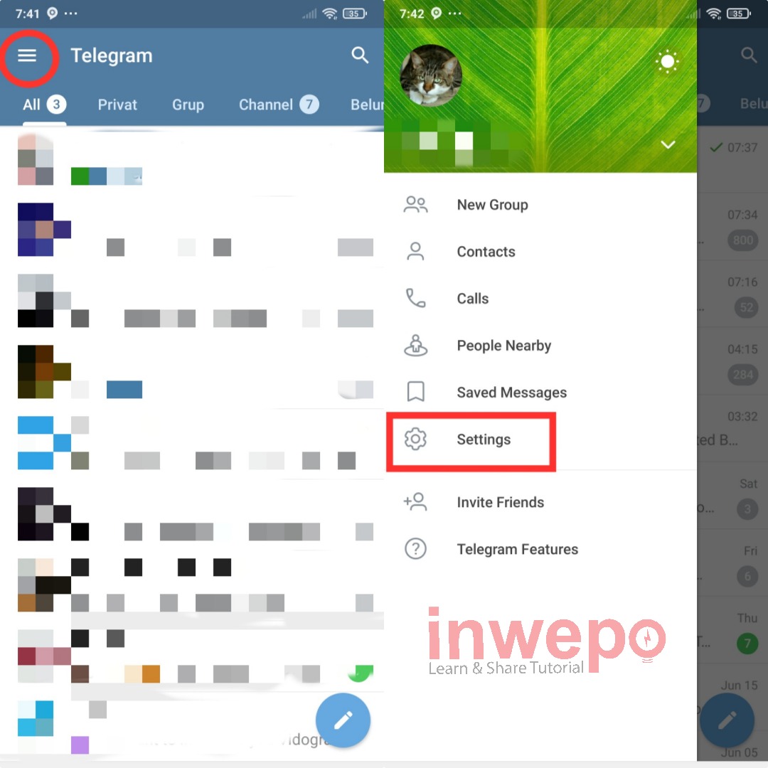 Cara Menggunakan Animasi Background Chat di Telegram