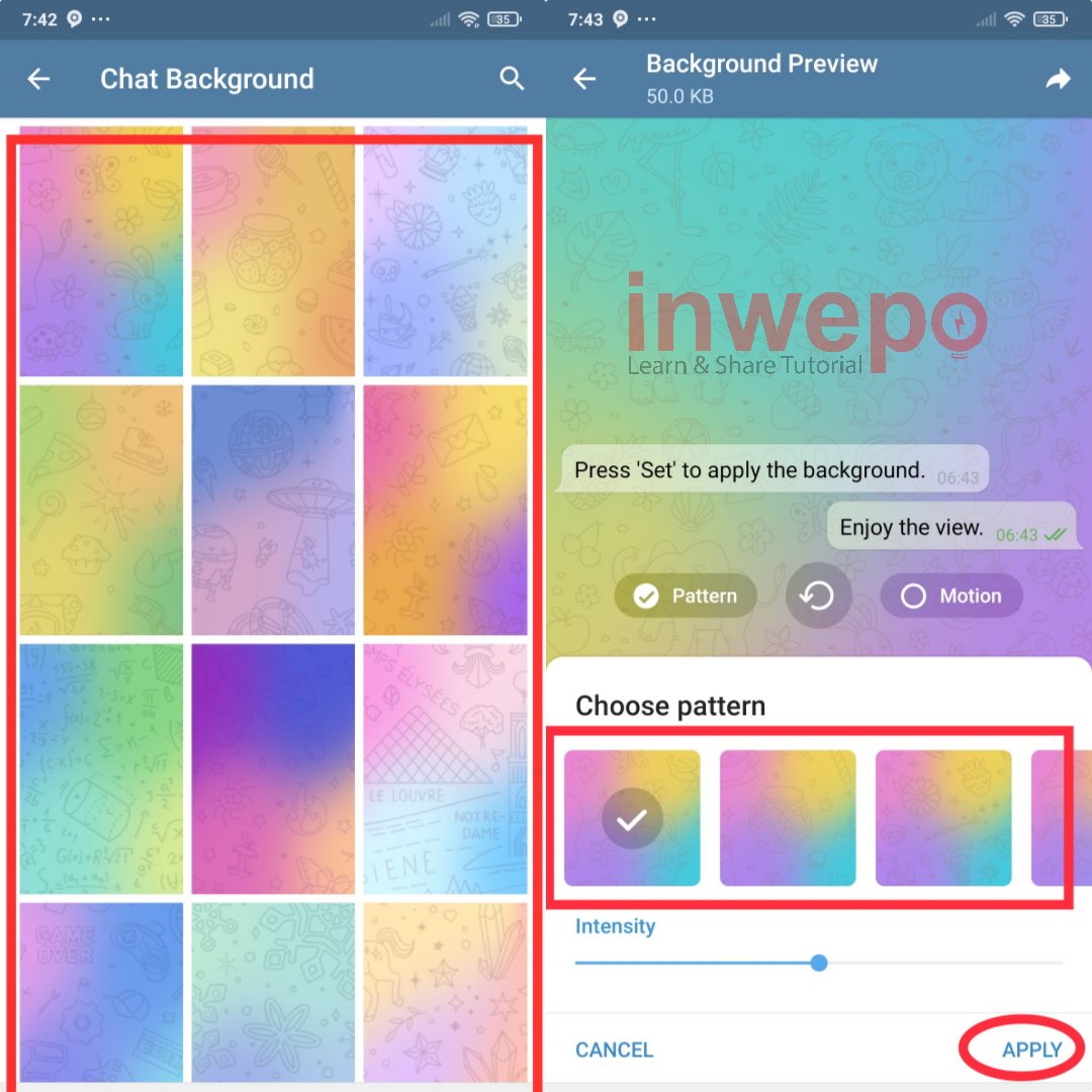 Cara Menggunakan Animasi Background Chat di Telegram