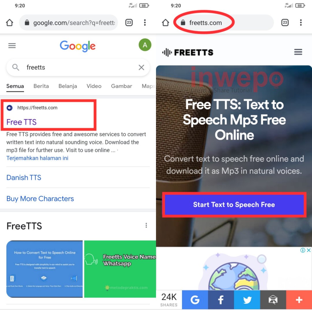 Cara Buat Nada Dering Notifikasi WhatsApp dari Text