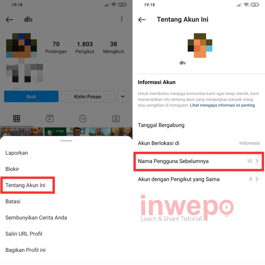 Cara Cek Riwayat Username Instagram Orang Lain