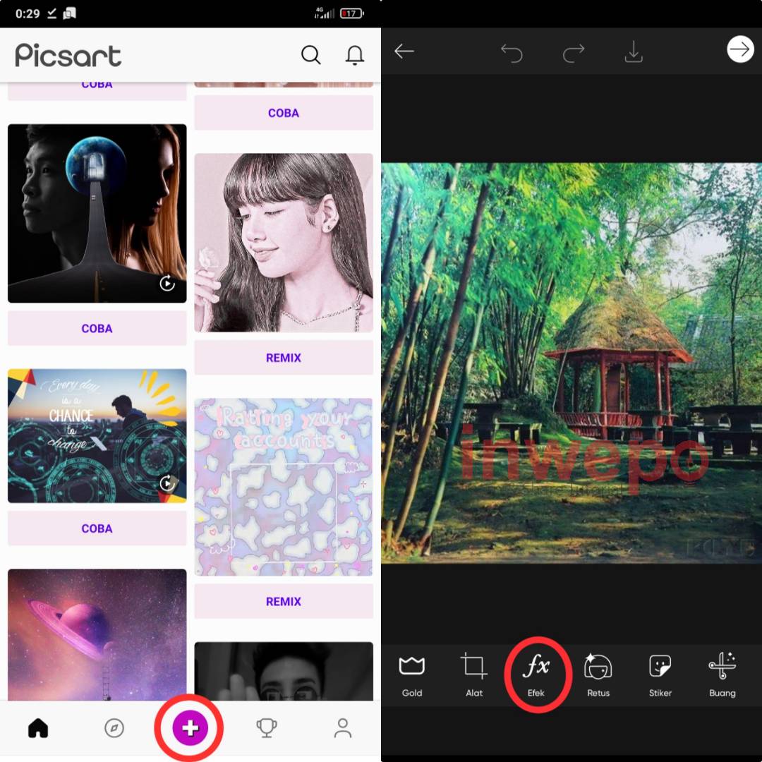 Cara Mengganti Warna Object dalam Foto di PicsArt
