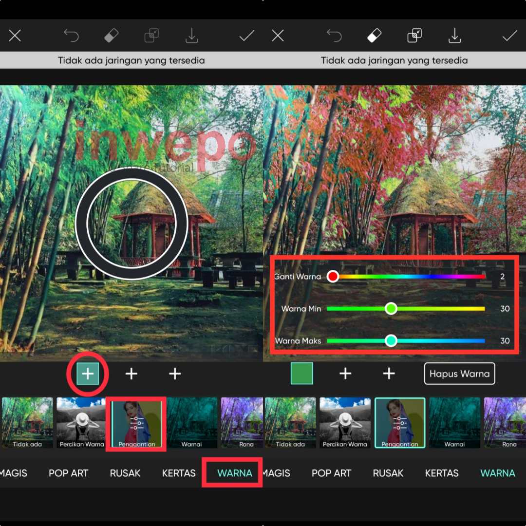 Cara Mengganti Warna Object dalam Foto di PicsArt
