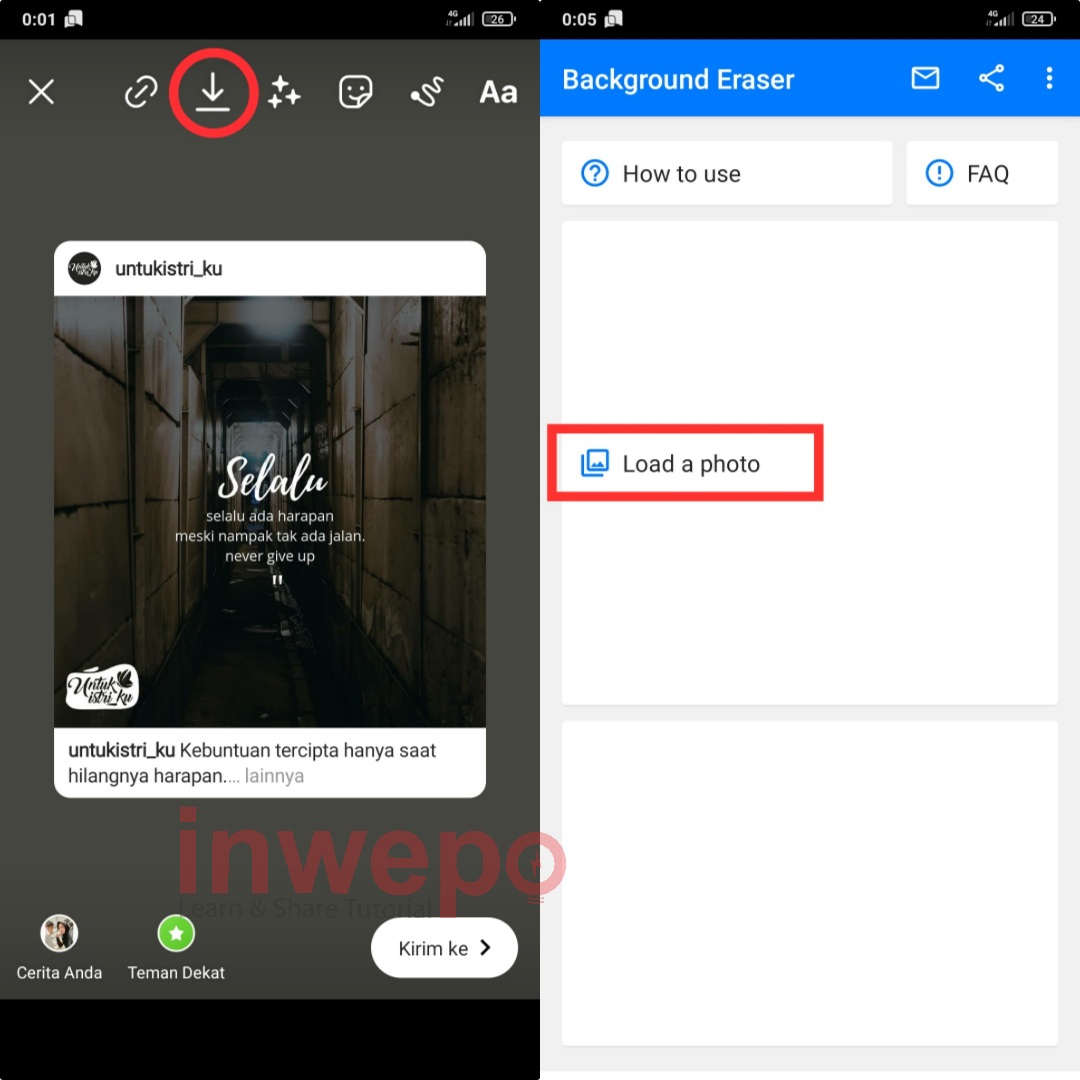 Cara Membuat Repost Story Instagram dengan Background Video