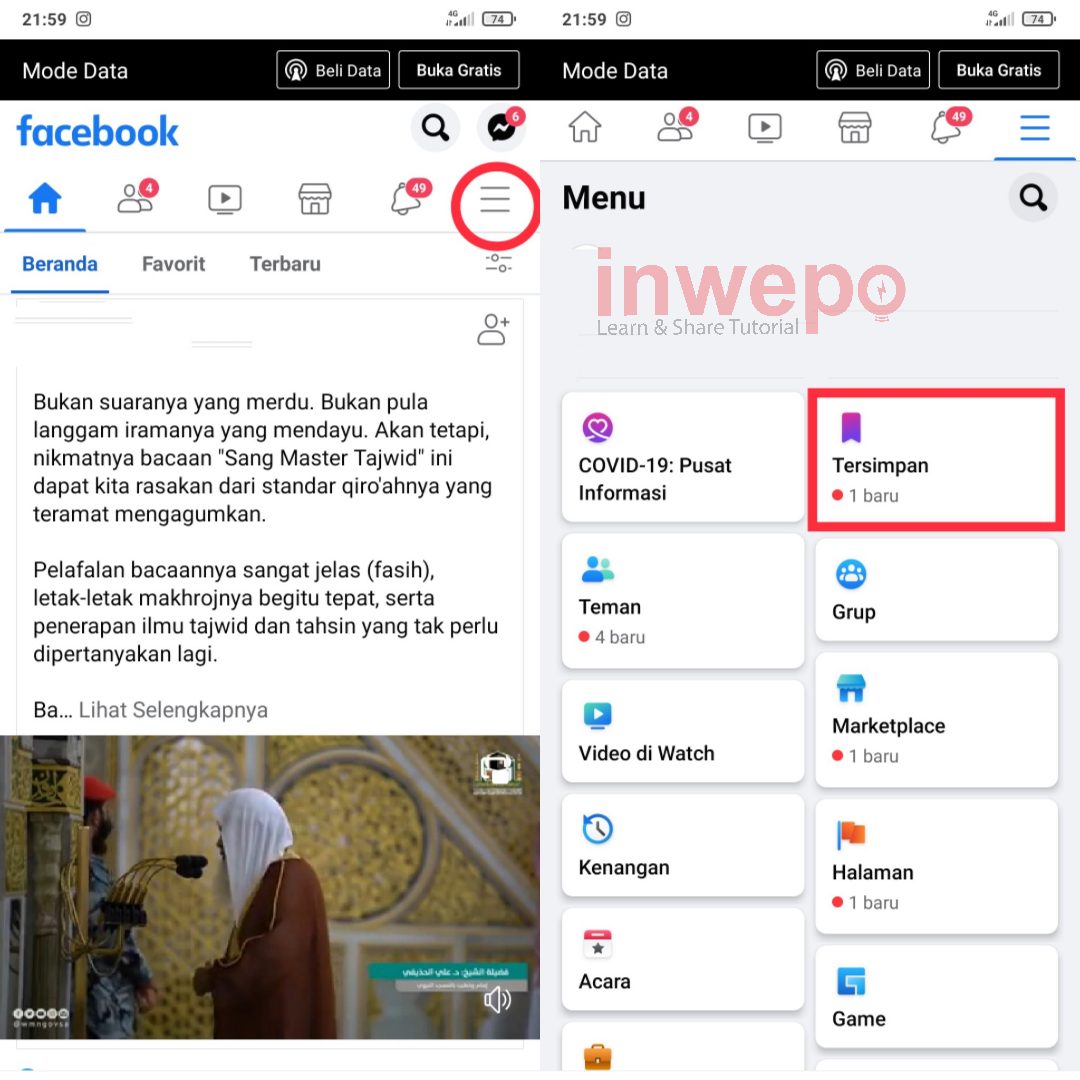 Cara Simpan Konten di Facebook Tanpa Mengunduhnya