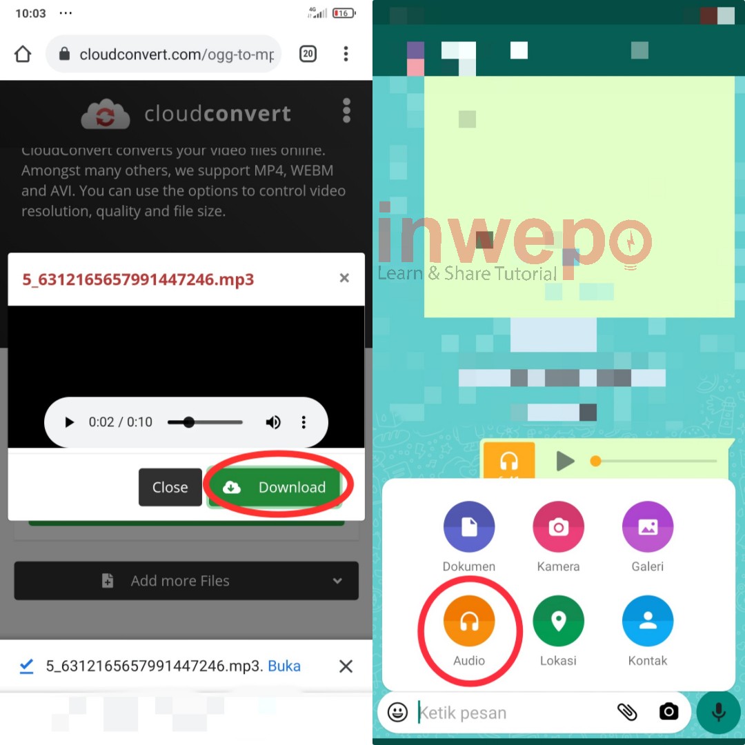 Cara Kirim Voice Note Telegram ke WhatsApp