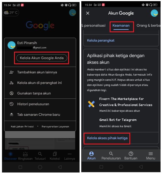 Cara Mengetahui Aplikasi dan Website yang Terhubung di Akun Google