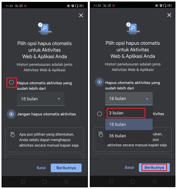 Cara Otomatis Hapus Riwayat Penelusuran Google