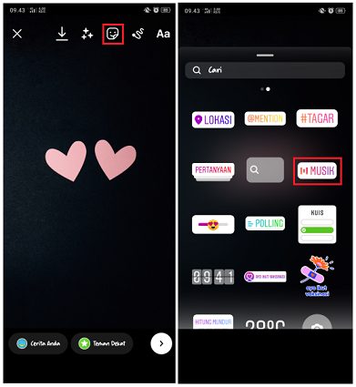 Cara Menampilkan Lirik Lagu di Video Reels Instagram