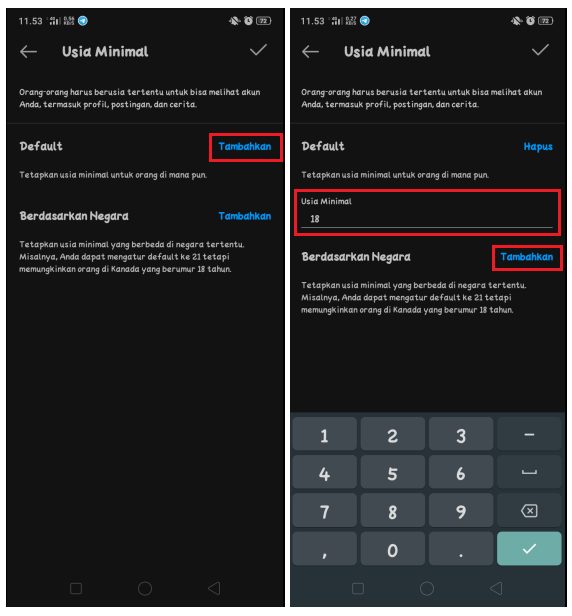 Cara Membatasi Umur Follower Akun Instagram