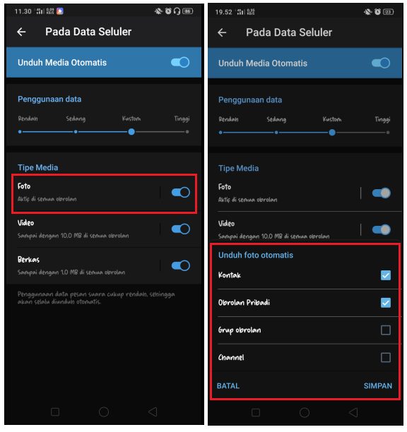 Cara Atur Ukuran File yang Ter-Unduh Otomatis di Telegram