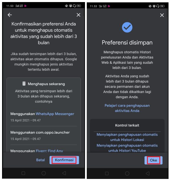 Cara Otomatis Hapus Riwayat Penelusuran Google