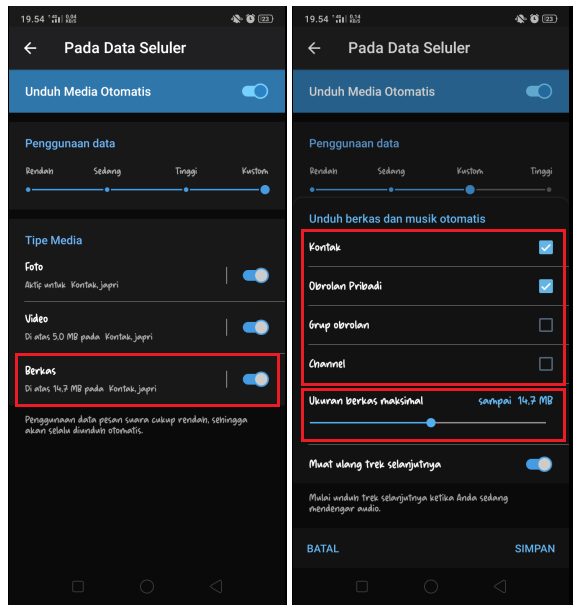 Cara Atur Ukuran File yang Ter-Unduh Otomatis di Telegram