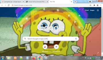 Cara Membuat Animasi GIF Menjadi Background Google Chrome
