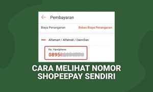 Cara Melihat Nomor Shopeepay Sendiri