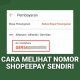 Cara Melihat Nomor Shopeepay Sendiri