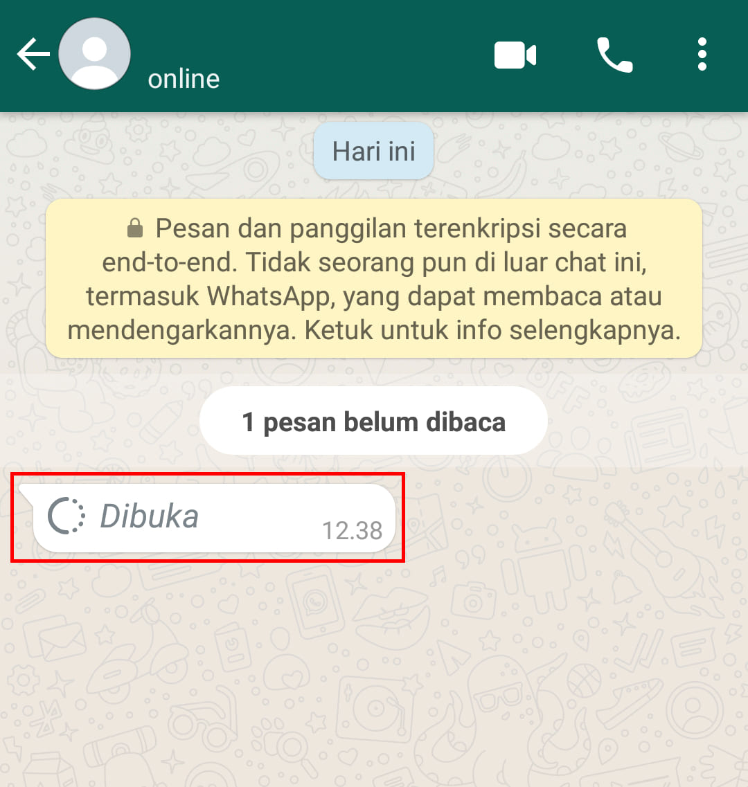 Cara Mengirim Foto Atau Video Sekali Lihat di WhatsApp