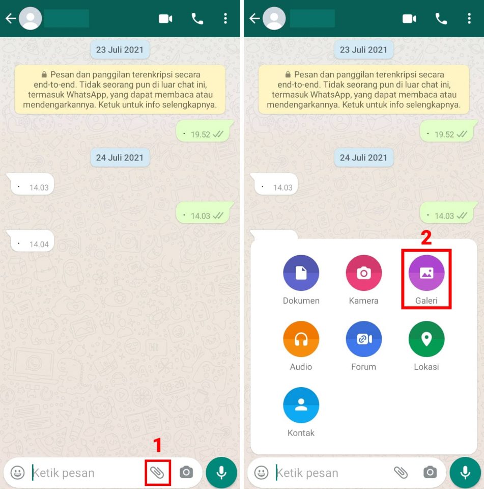 Cara Mengirim Foto Atau Video Sekali Lihat di WhatsApp